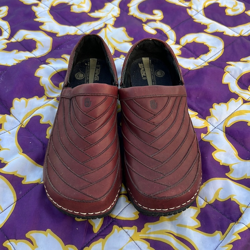 Brown Clogs - image 1